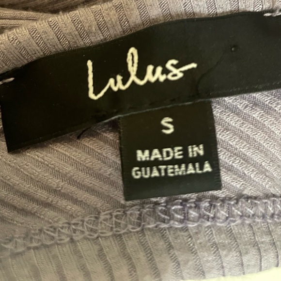 Lulus Closer To You Lavender Ribbed Tank Bodysuit Perfect Condition Size Small - Picture 10 of 10